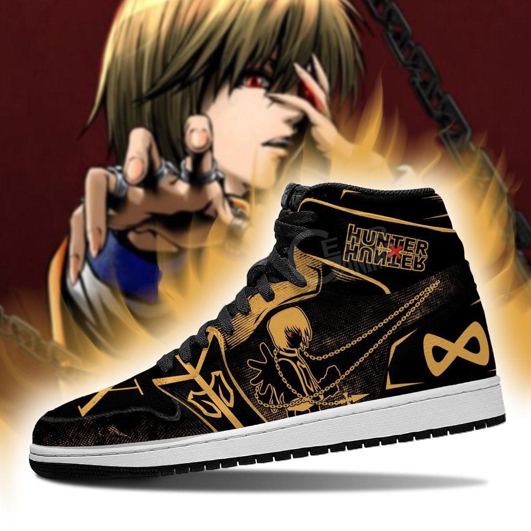 Kurapika Hunter X Hunter JD1s Sneakers Skill HxH Anime Shoes, Air Jordan Hightop