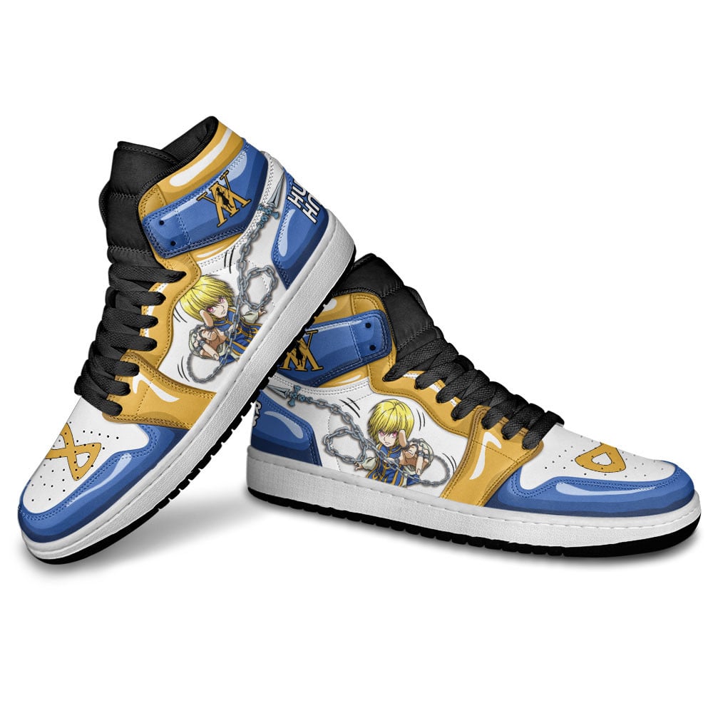 Kurapika JD1s Sneakers Hunter X Hunter Anime Shoes, Air Jordan Hightop