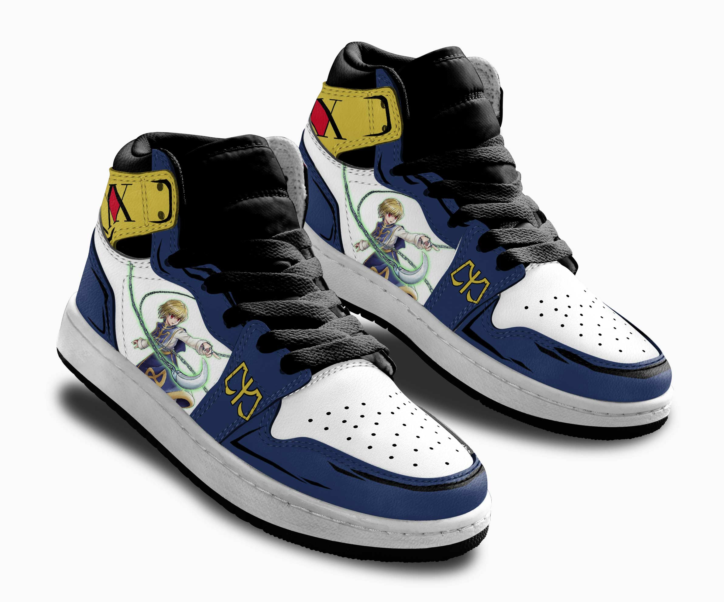 Kurapika Kids Sneakers Custom Anime Hunter X Hunter Shoes For Kids