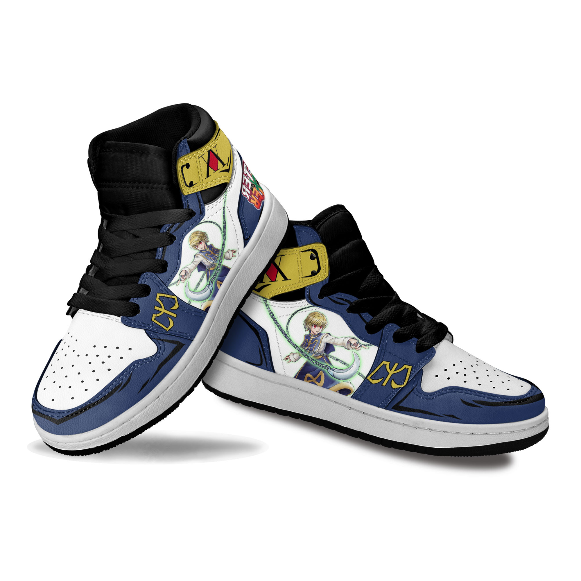 Kurapika Kids Sneakers Custom Anime Hunter X Hunter Shoes For Kids