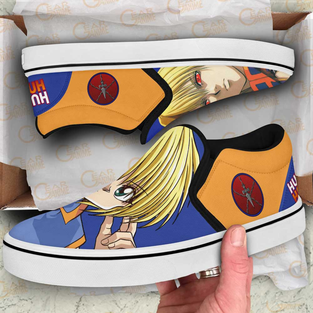 Kurapika Slip-On Shoes Canvas Custom Anime Hunter x Hunter Shoes
