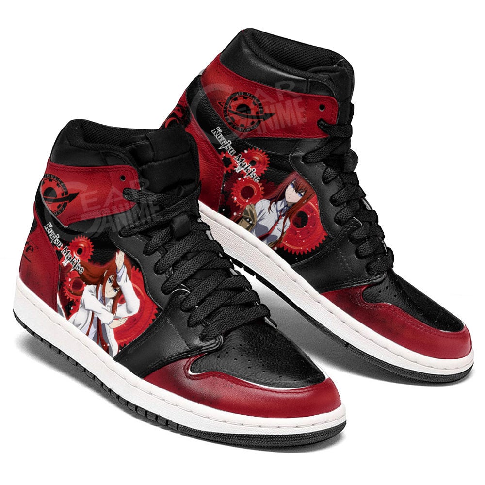 Kurisu Makise JD1s Sneakers Steins Gate Anime Shoes Perfect Gift For Fans, Air Jordan Hightop