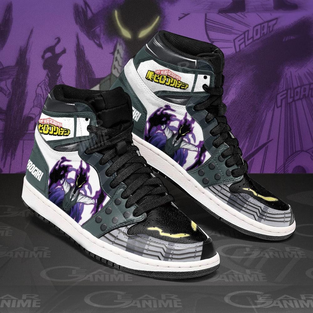 Kurogiri JD1s Sneakers My Hero Academia Anime Shoes, Air Jordan Hightop