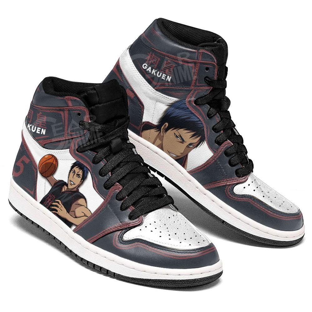 Kuroko’s Basketball Daiki Aomine JD1s Sneakers Anime Shoes, Air Jordan Hightop