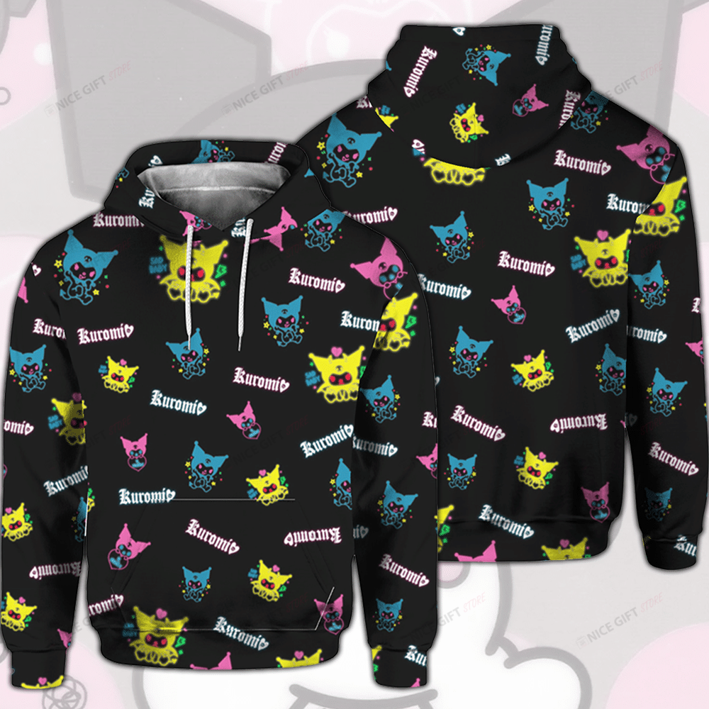 Kuromi 3D Hoodie Gift For Fans