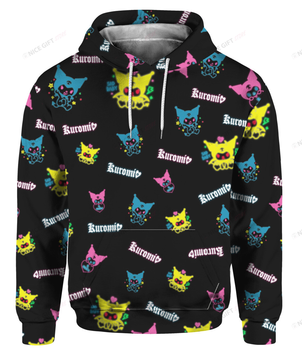 Kuromi 3D Hoodie Gift For Fans