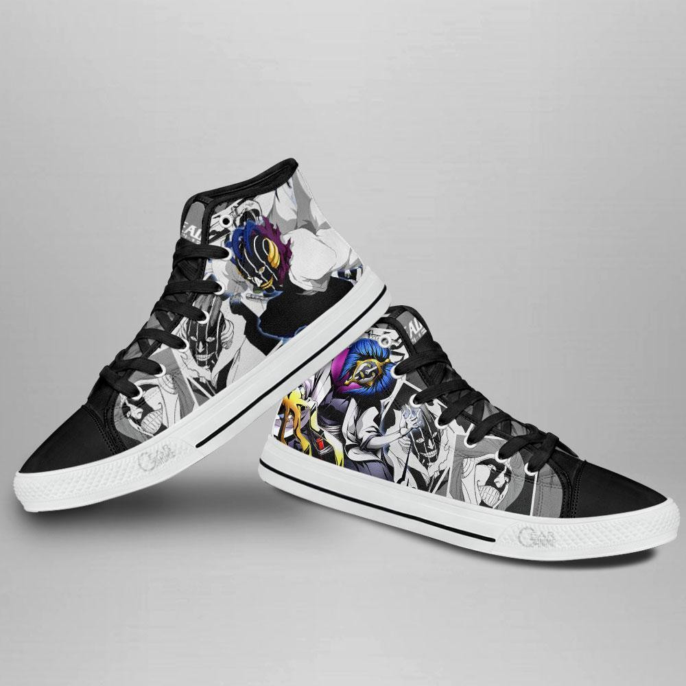 Kurotsuchi Mayuri High Top Shoes Custom Bleach Anime Sneakers