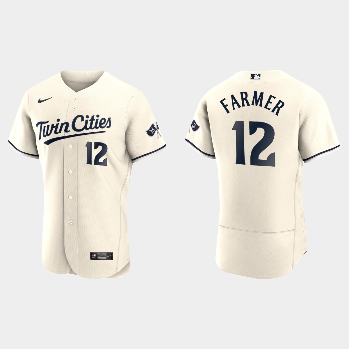 Kyle Farmer Minnesota Twins Jersey - Cream