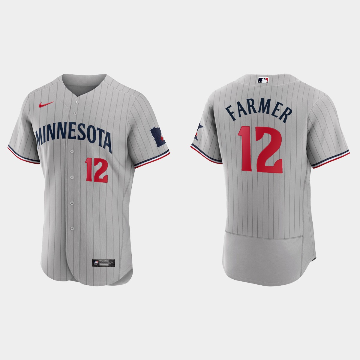 Kyle Farmer Minnesota Twins Jersey - Gray