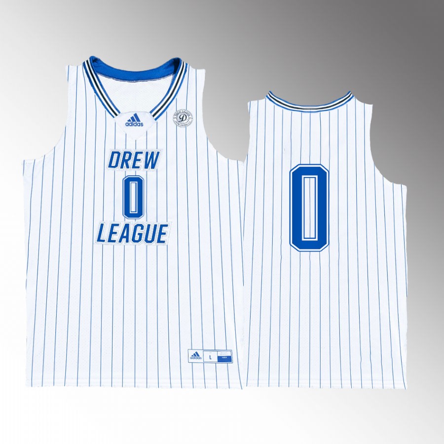 Kyle Kuzma Alumni Drew League #0 White Jersey