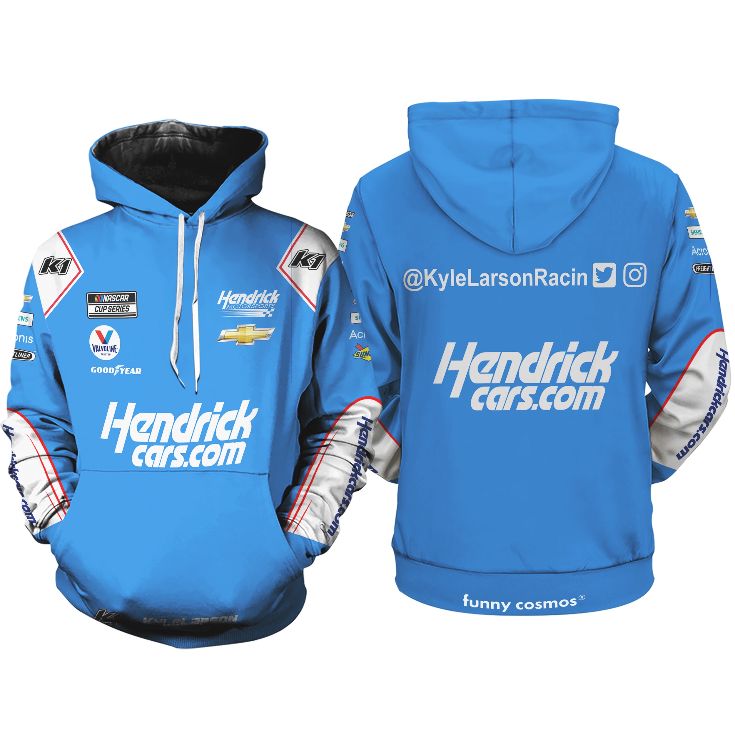 Kyle Larson Nascar 2022 Hoodie Racing Uniform Clothes Hoodie