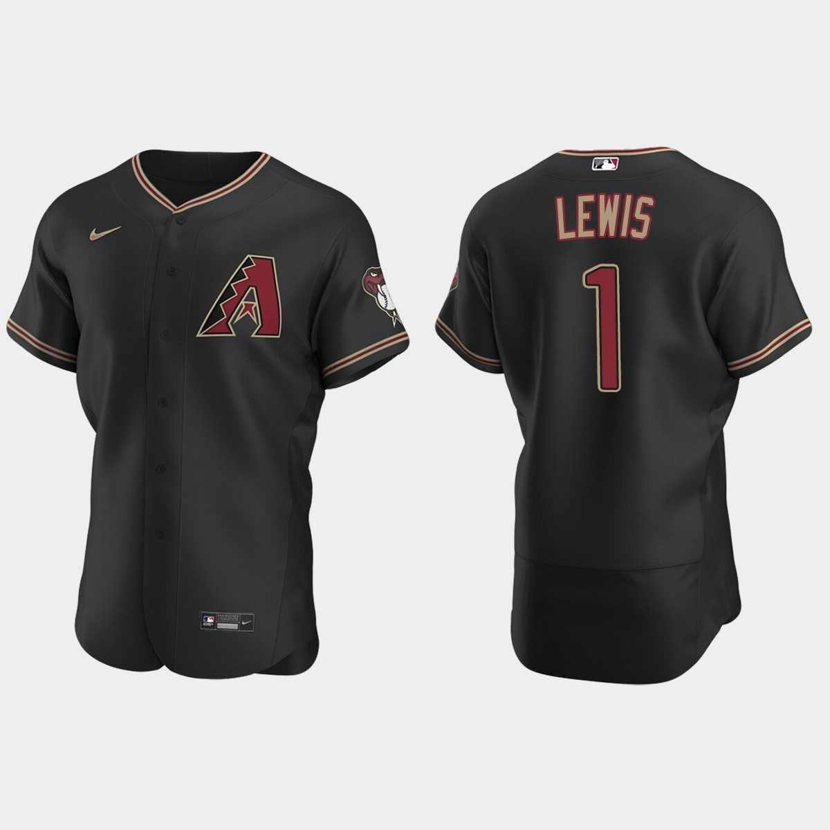 Kyle Lewis Arizona Diamondbacks Alternate Jersey - Black