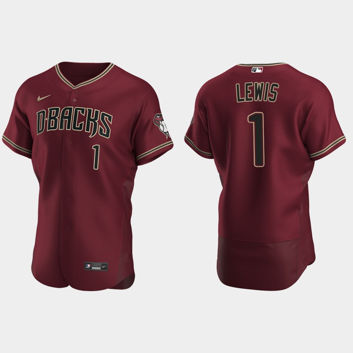 Kyle Lewis Arizona Diamondbacks Alternate Jersey - Crimson
