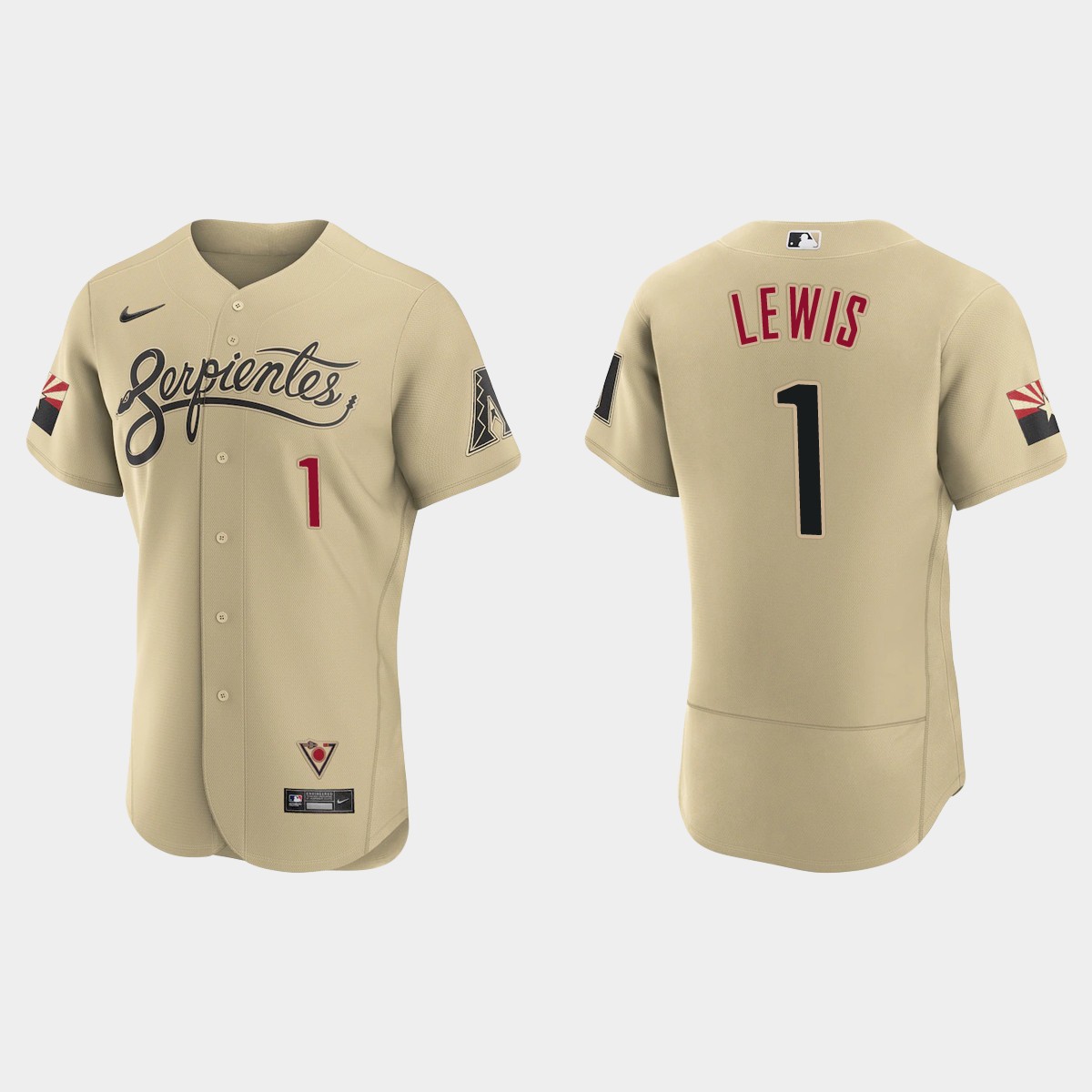 Kyle Lewis Arizona Diamondbacks City Connect Jersey - Gold