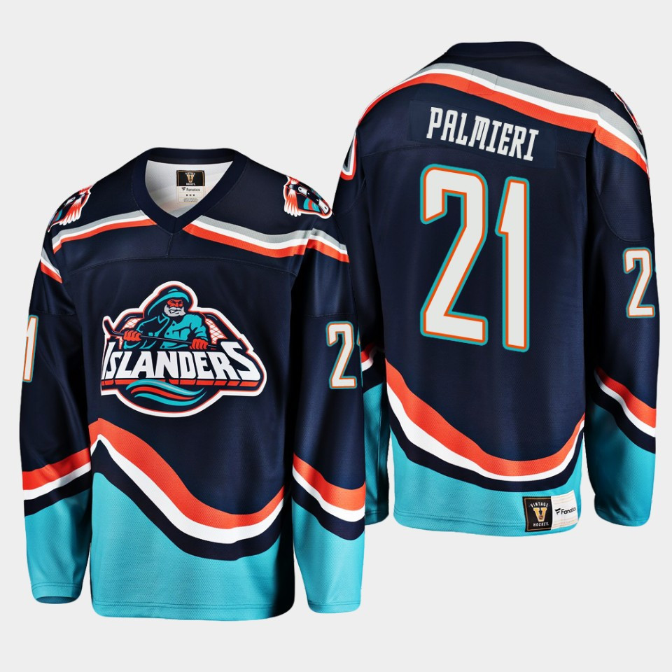 Kyle Palmieri 21 New York Islanders Navy Reverse Retro 2.0 Stitched Jersey 2022-23