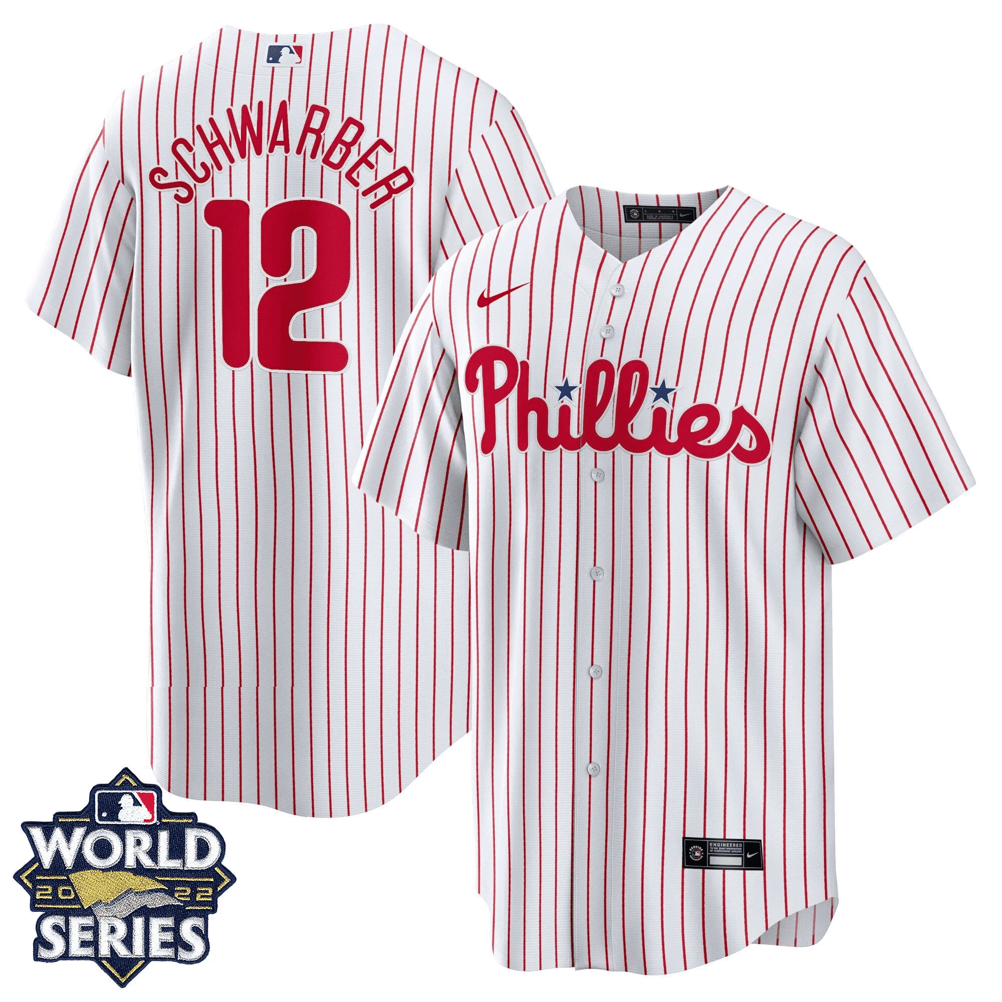 Kyle Schwarber Men's Philadelphia Phillies Gold 2022 World Series Limited Cool Home Jersey - All Stitched