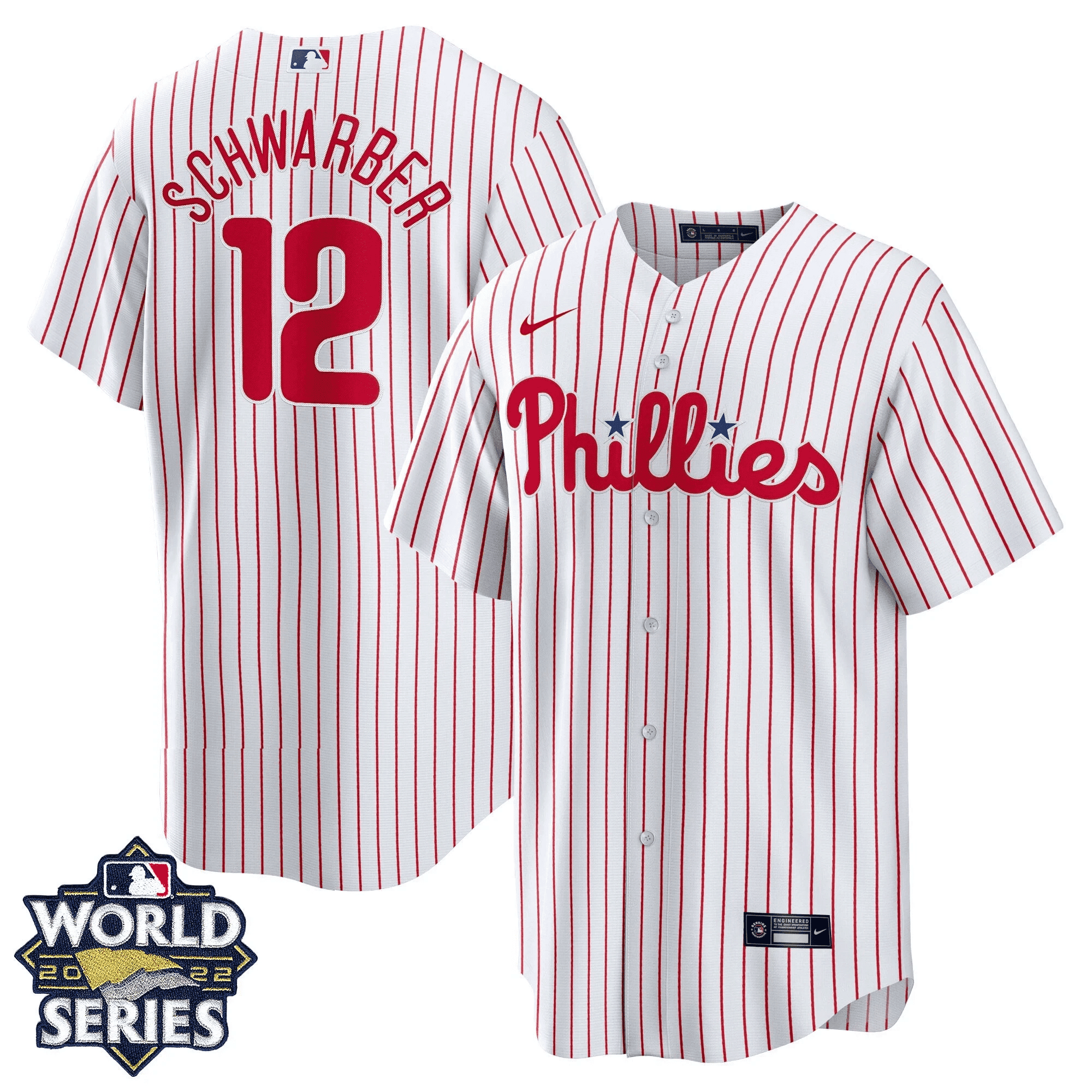 Kyle Schwarber Youth's Philadelphia Phillies Gold 2022 World Series Limited Cool Home Jersey - All Stitched