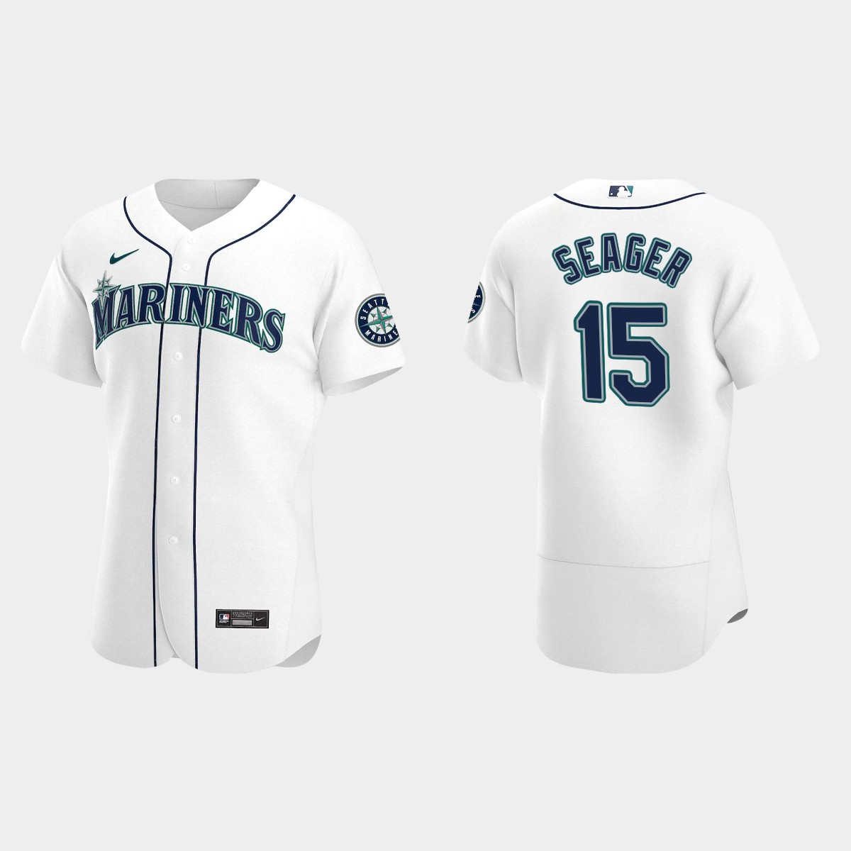 Kyle Seager #15 Seattle Mariners White 2020 Home Jersey