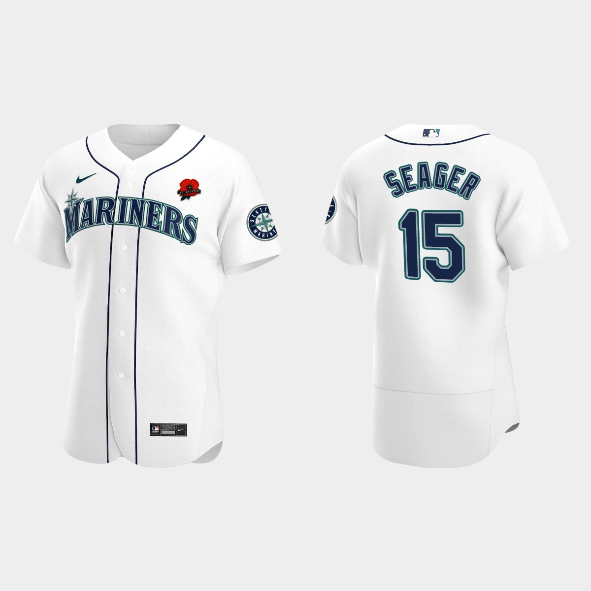 Kyle Seager Seattle Mariners 2021 Memorial Day Jersey - White