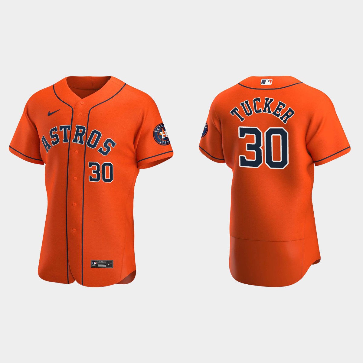 Kyle Tucker #30 Houston Astros Alternate Jersey - Orange