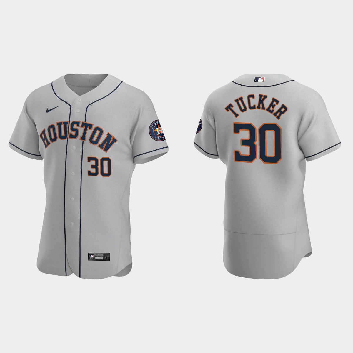 Kyle Tucker #30 Houston Astros Road Jersey - Gray