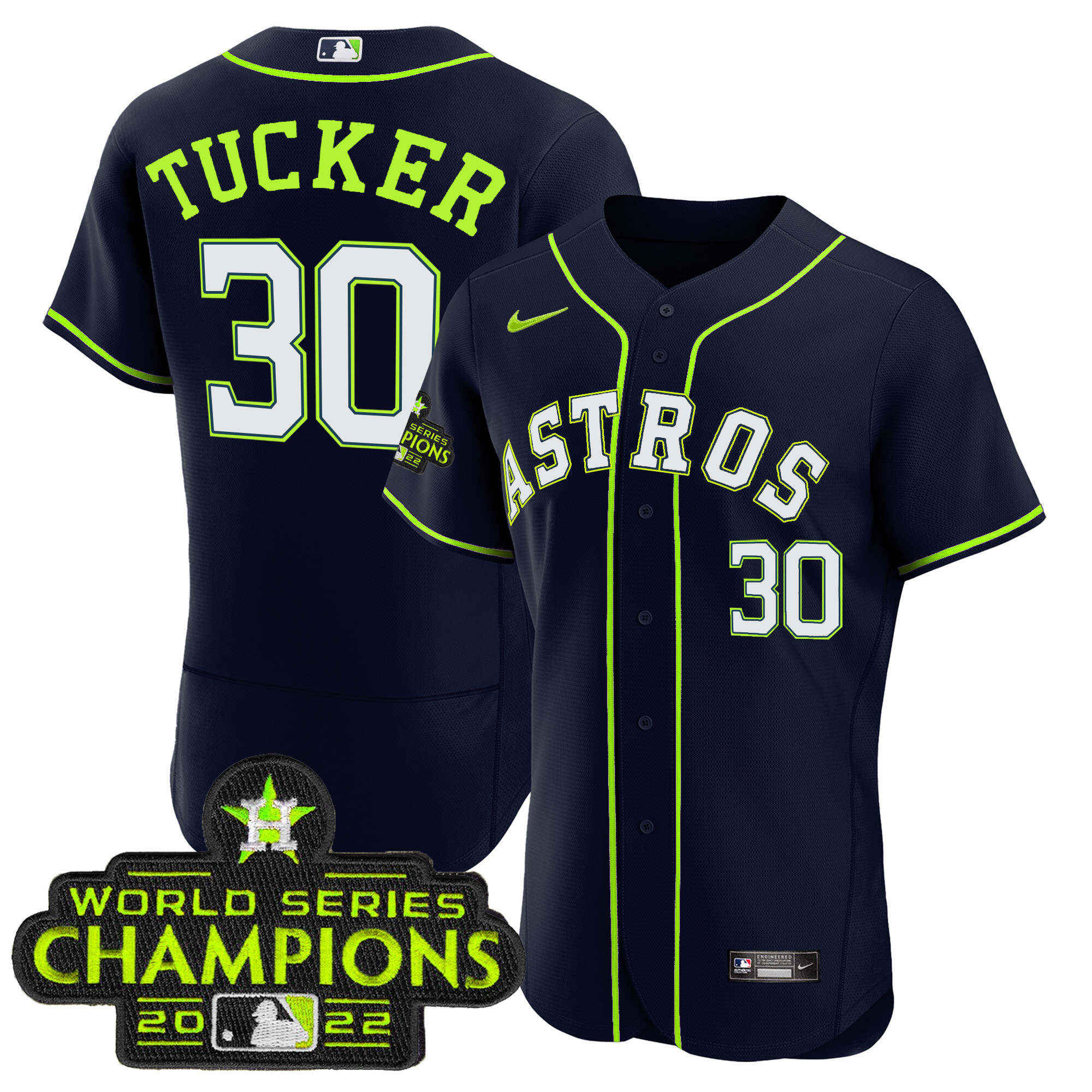 Kyle Tucker Houston Astros Flex Base Fan Made Jersey - All Stitched