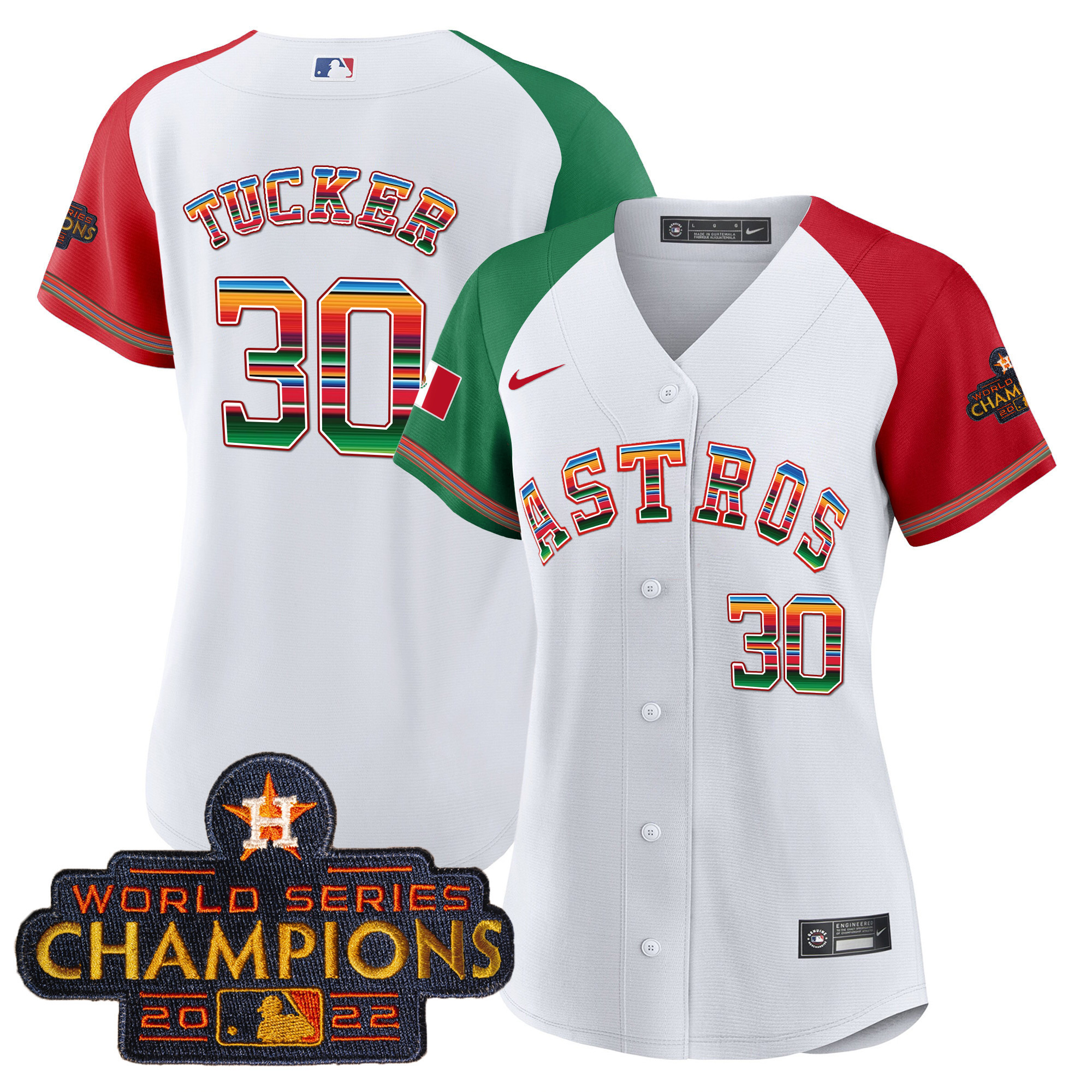 Kyle Tucker Women's Houston Astros Mexico Baseball Limited Alternate Jersey - All Stitched