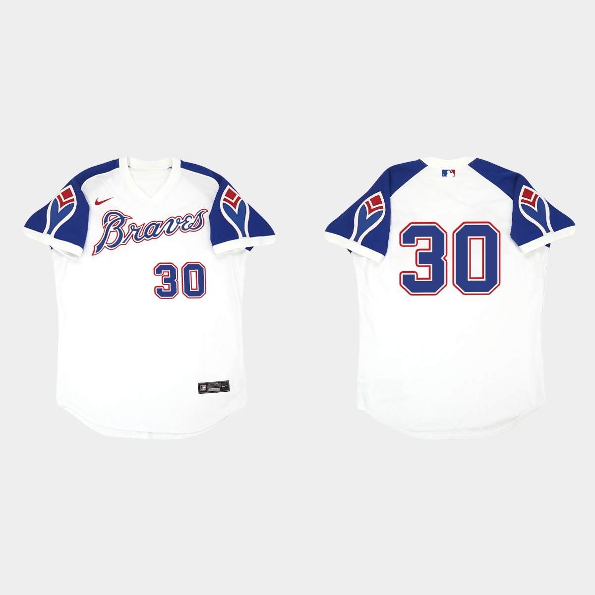 Kyle Wright Atlanta Braves 1974 Cooperstown Collection Throwback Home Jersey - White