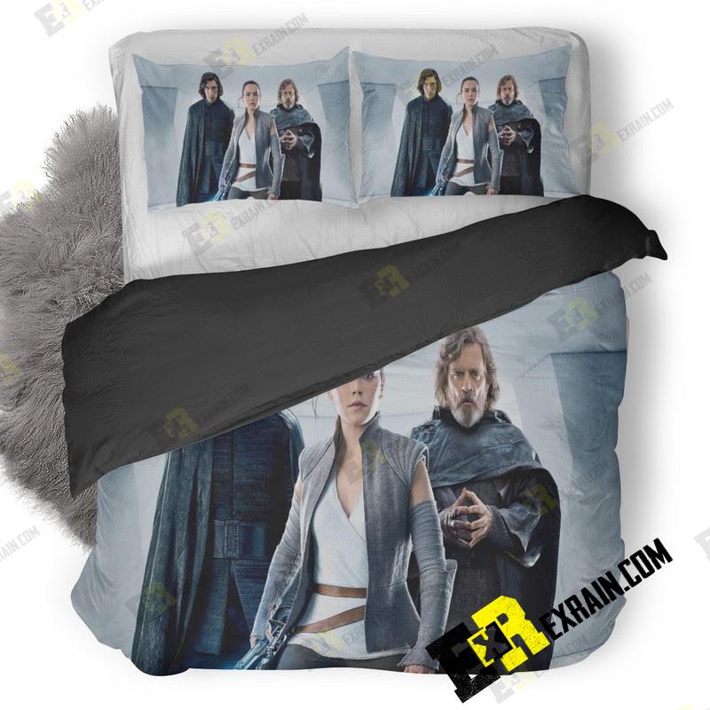 Kylo Ren Rey Luke Skywalker In Star Wars The Last Jedi 8D 3D Customized Duvet Cover Bedding Set