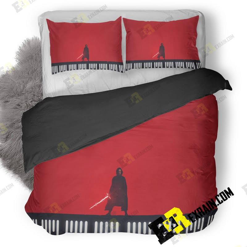 Kylo Ren Star Wars The Last Jedi Fan Art 5K 76 3D Customized Duvet Cover Bedding Set