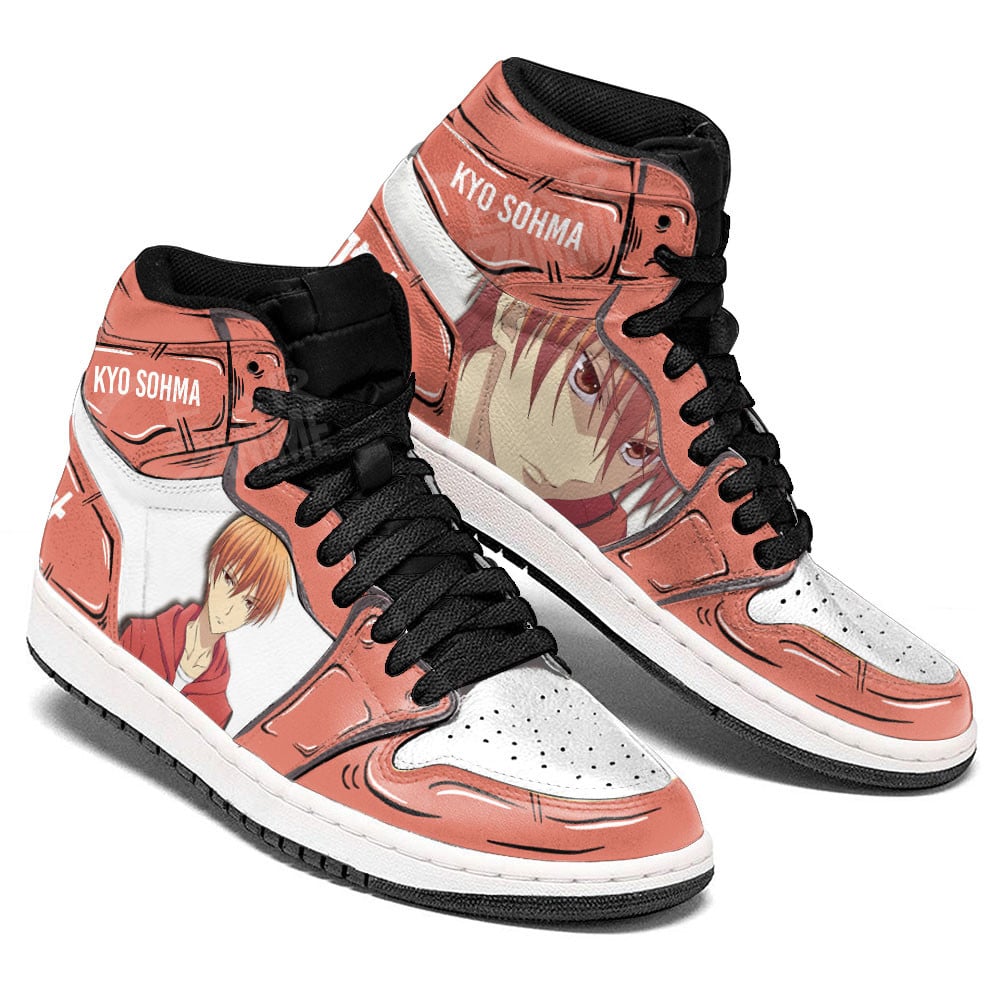 Kyo Sohma JD1s Sneakers Fruits Basket Anime Shoes For Fans, Air Jordan Hightop