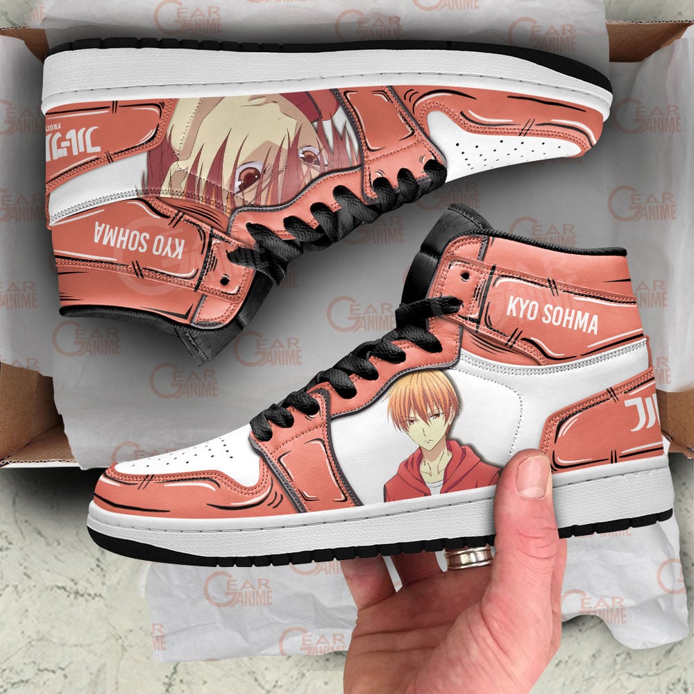 Kyo Sohma JD1s Sneakers Fruits Basket Anime Shoes For Fans, Air Jordan Hightop