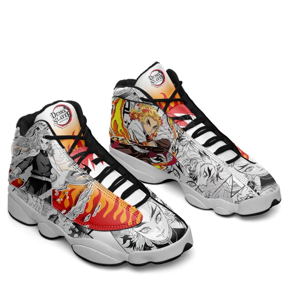 Kyojuro Rengoku JD13 Sneakers Demon Slayer Custom Anime Shoes