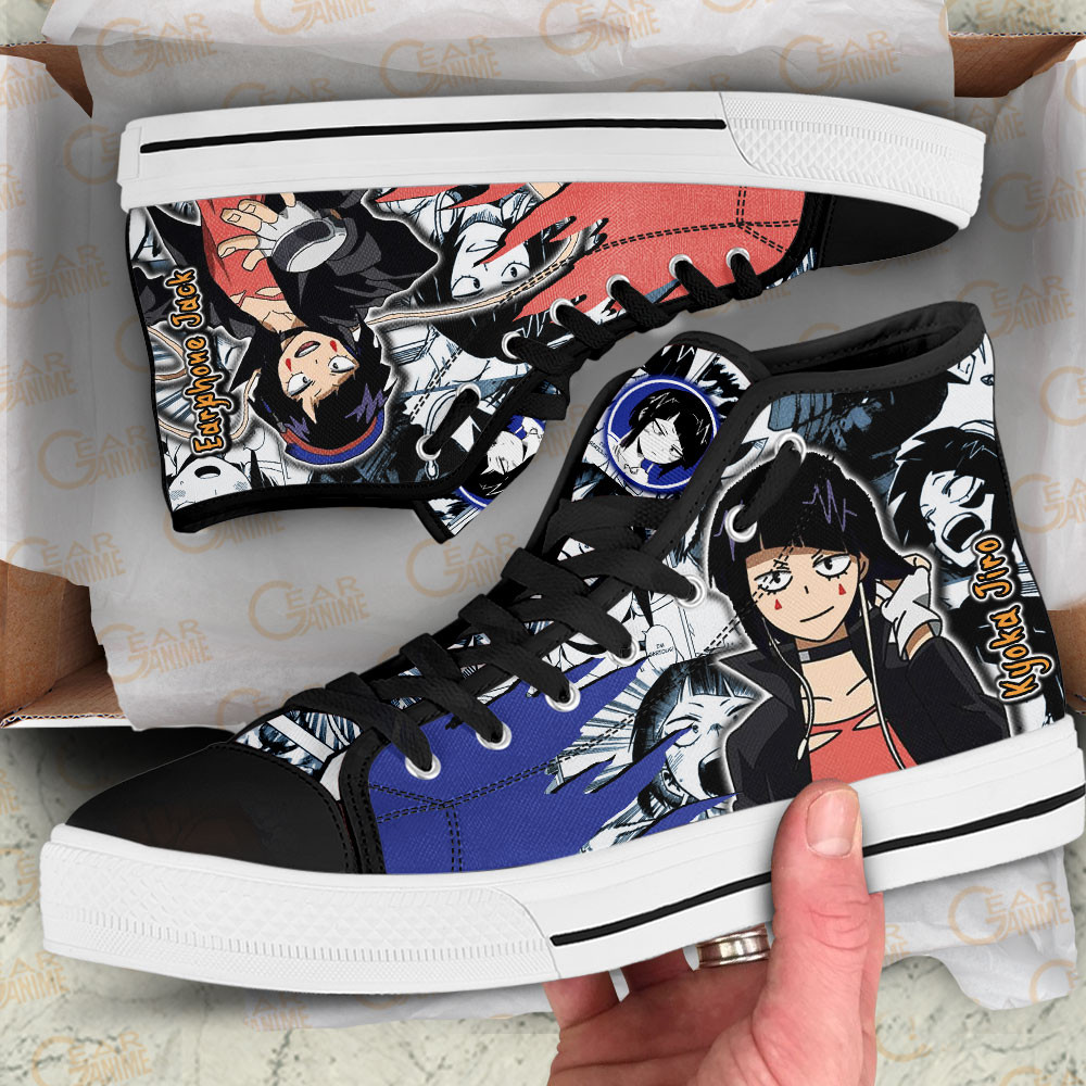 Kyoka Jiro High Top Shoes Custom My Hero Academia Anime Sneakers