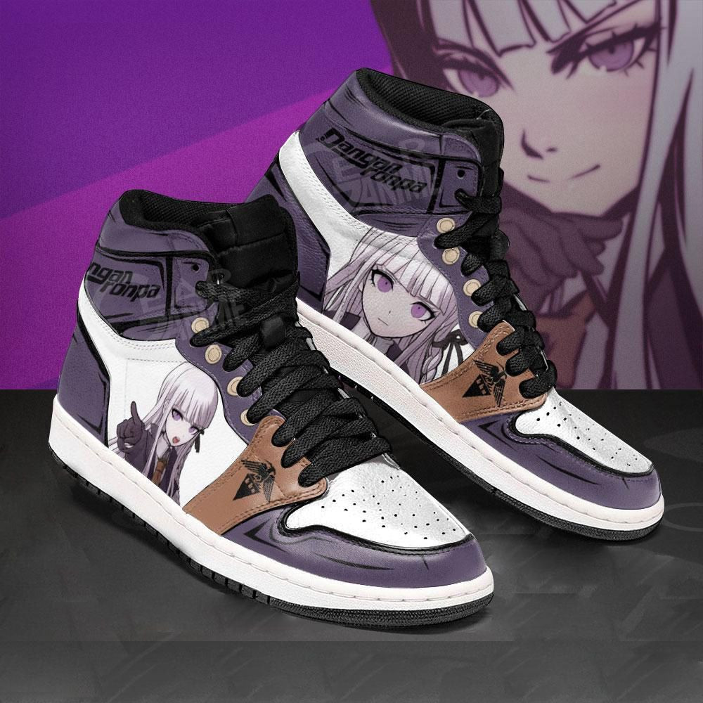 Kyoko Kirigiri Danganronpa Anime 1 High Top Air Jordan Sneaker, Air Jordan Hightop