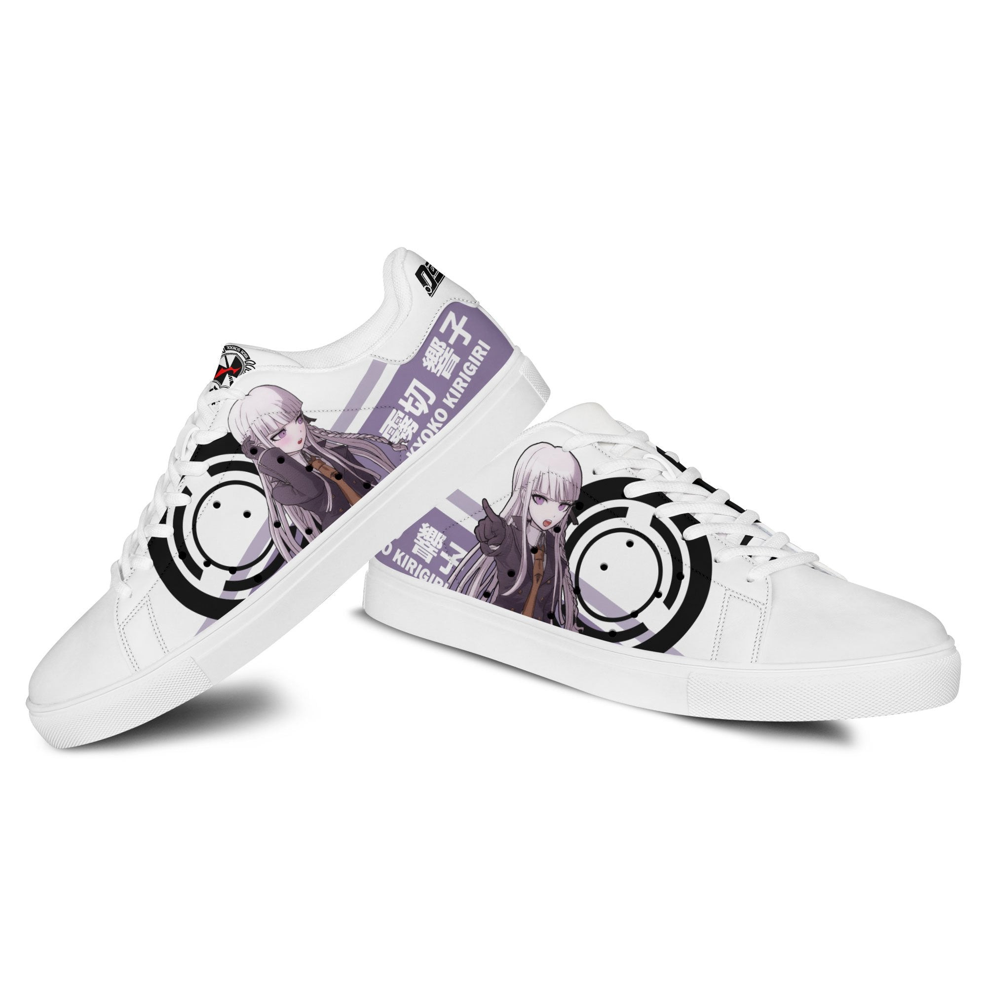 Kyoko Kirigiri Skate Sneakers Custom Anime Danganronpa Shoes