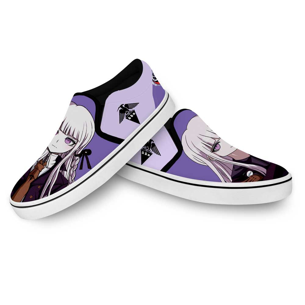 Kyoko Kirigiri Slip-On Shoes Canvas Custom Anime Danganronpa Shoes