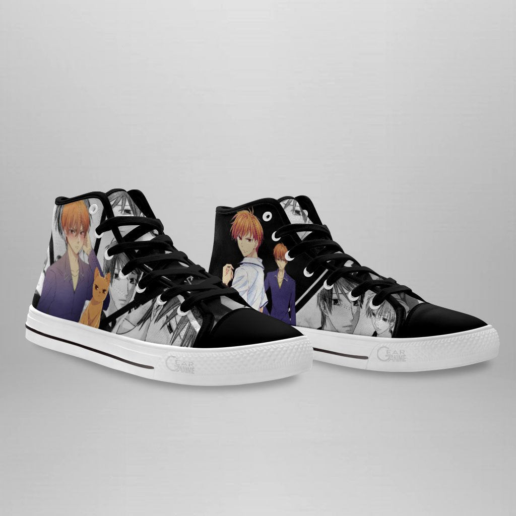 Kyou Souma High Top Shoes Custom Manga Anime Fruits Basket Sneakers