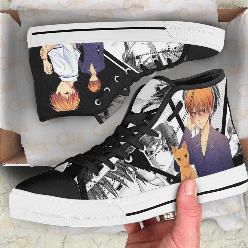Kyou Souma High Top Shoes Custom Manga Anime Fruits Basket Sneakers