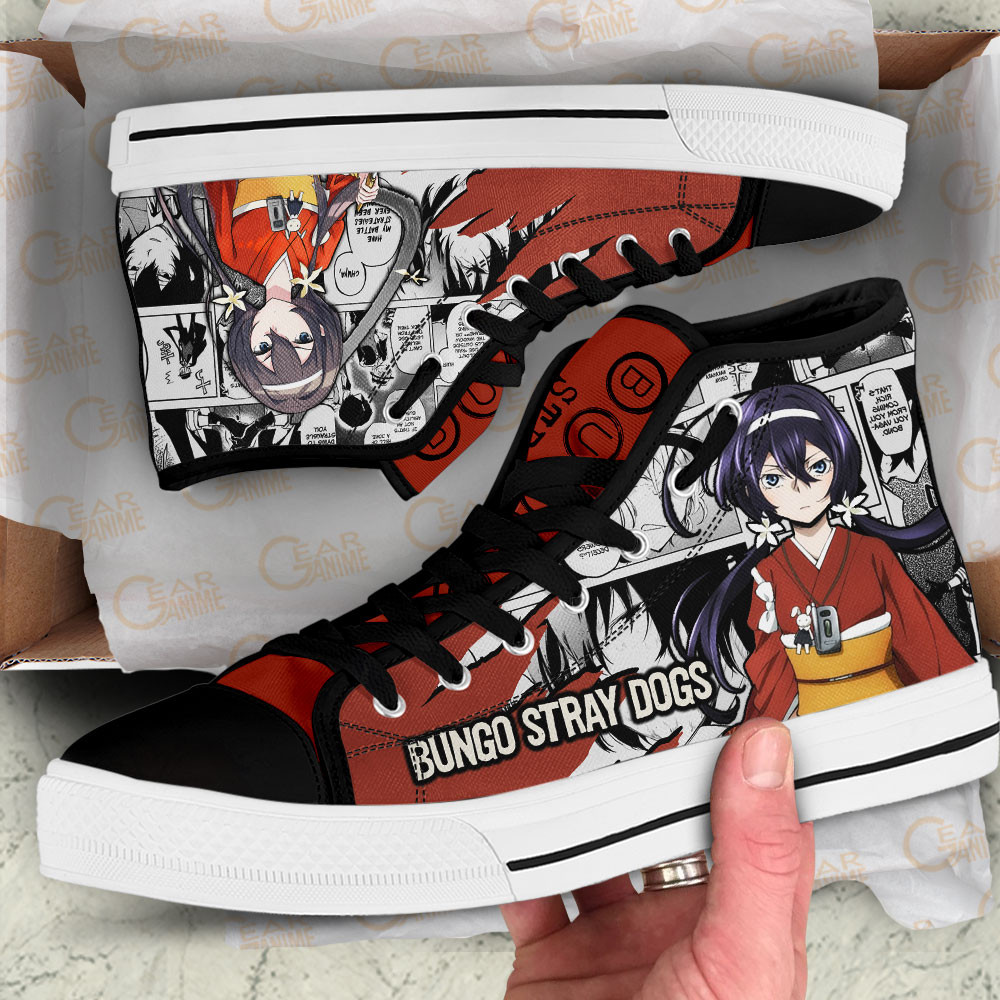 Kyouka Izumi High Top Shoes Bungo Stray Dogs Custom Anime Sneakers