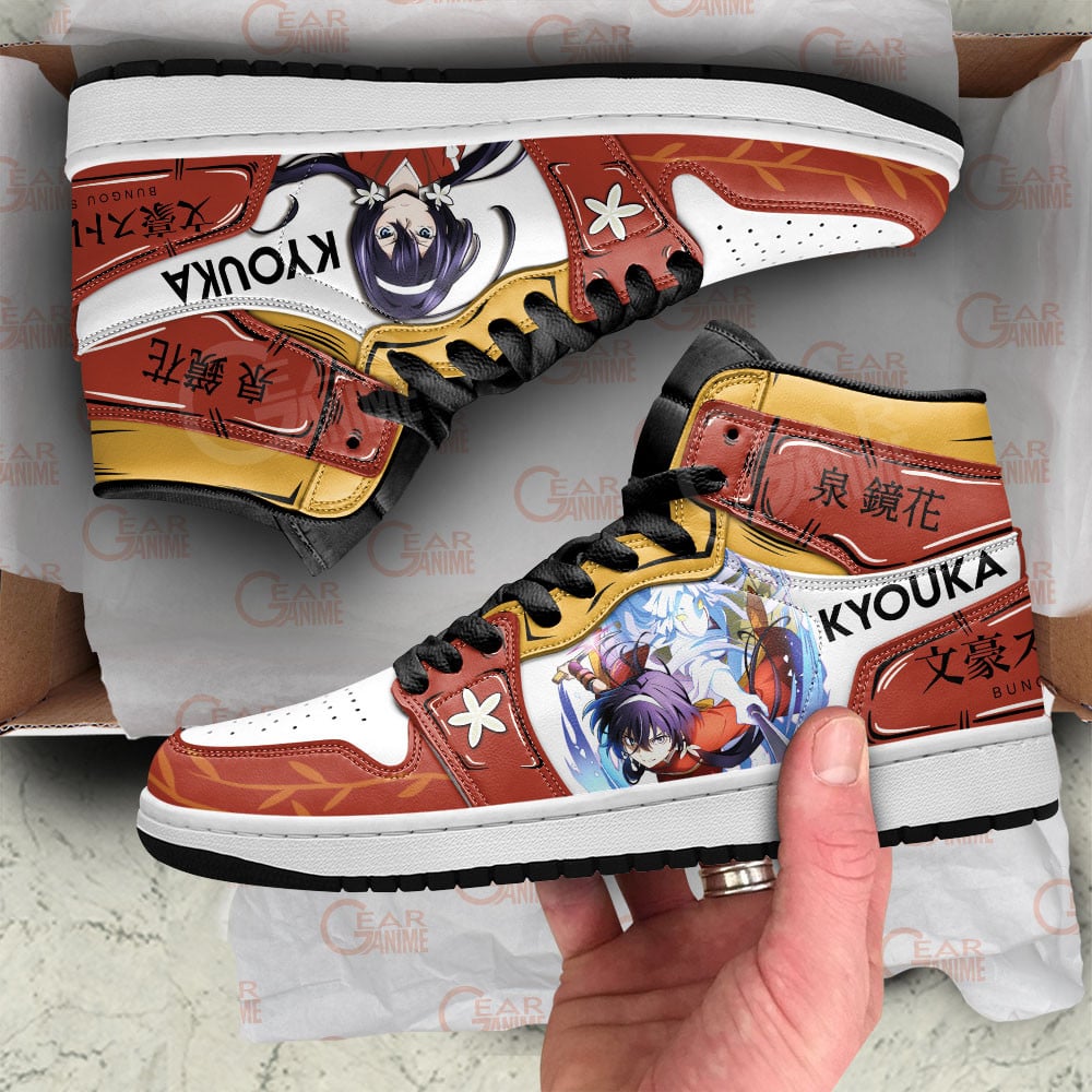 Kyouka Izumi JD1s Sneakers Bungo Stray Dogs Anime Shoes, Air Jordan Hightop