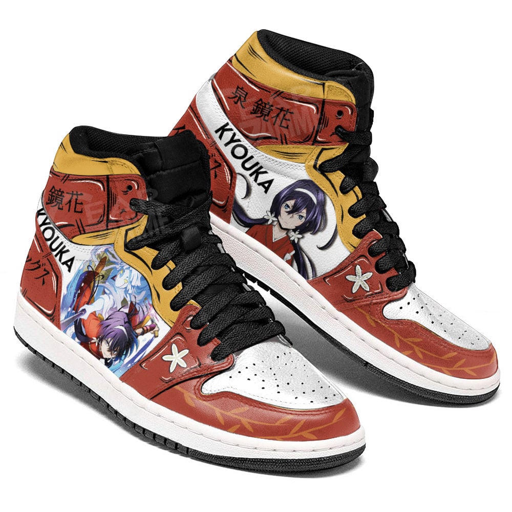 Kyouka Izumi JD1s Sneakers Bungo Stray Dogs Anime Shoes, Air Jordan Hightop
