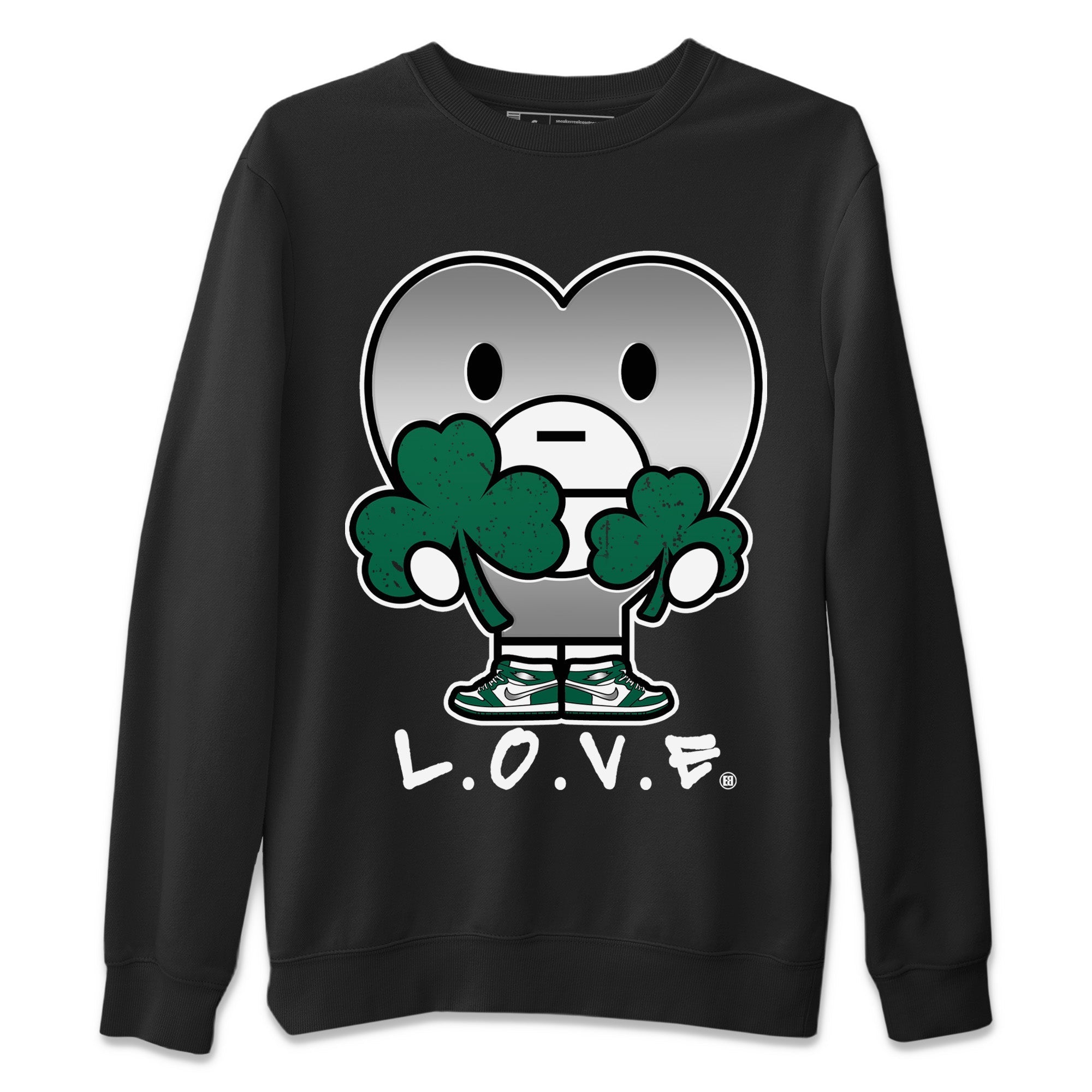 L.O.V.E Unisex Sweater – Air Jordan 1 Gorge Green, Sneakers Matching Sweater