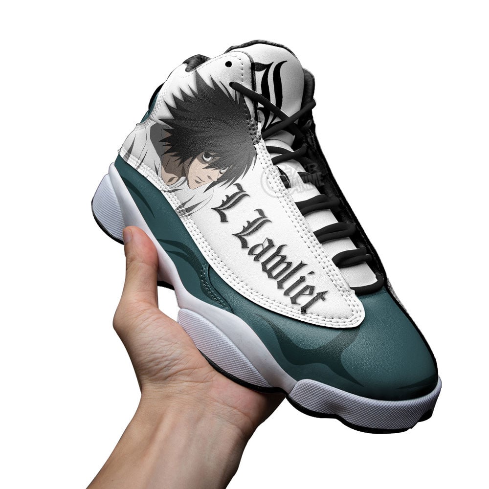 L Lawliet JD13 Sneakers Death Note Custom Anime Shoes