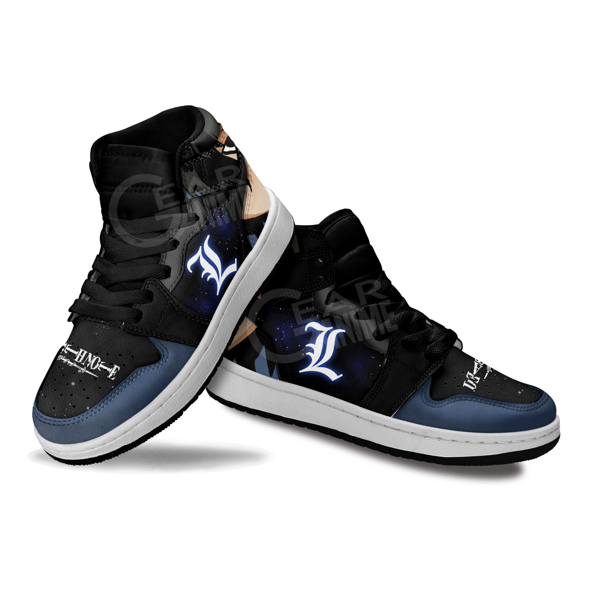 L Lawliet Kids Sneakers Death Note Anime Kids Shoes
