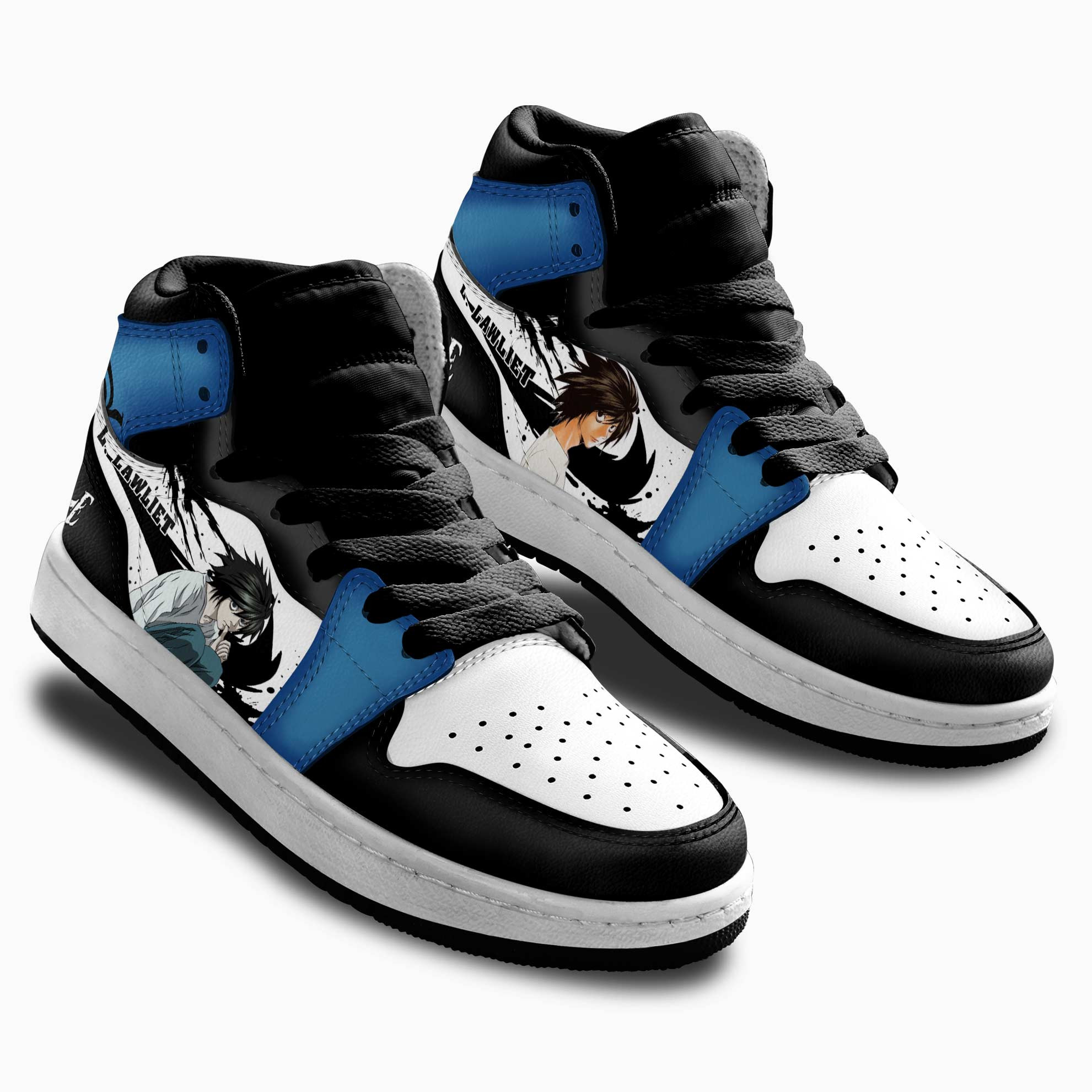 L Lawliet Kids Sneakers Death Note Anime Shoes For Kids