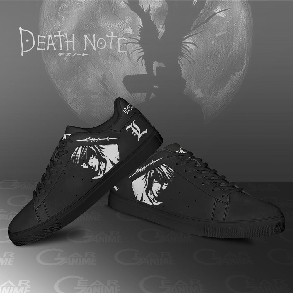 L Lawliet Shoes Death Note Custom Anime Shoes