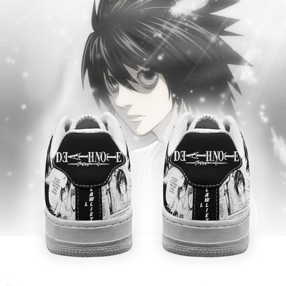 L Lawliet Sneakers Death Note Anime Shoes Fan Gift Idea