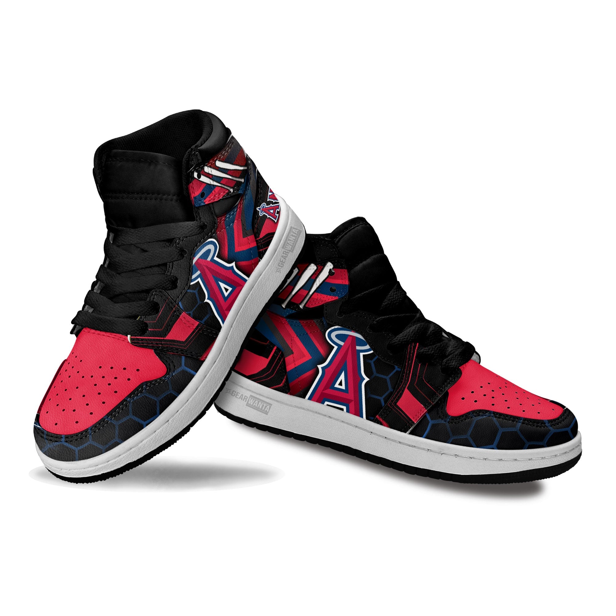 LA Angels Kid Sneakers For Kids, Air Jordan Hightop