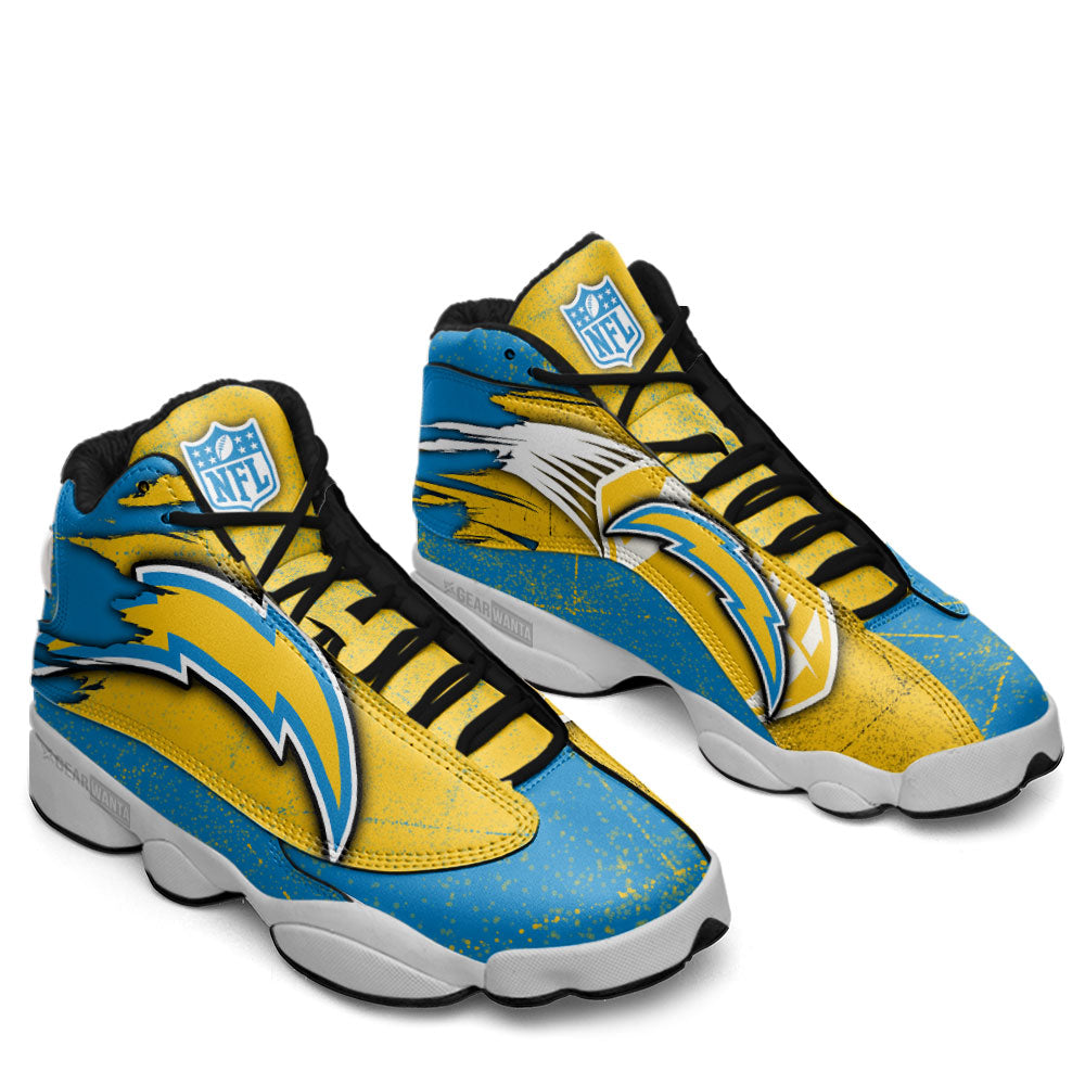 LA Chargers JD13 Sneakers Custom Shoes For Fans